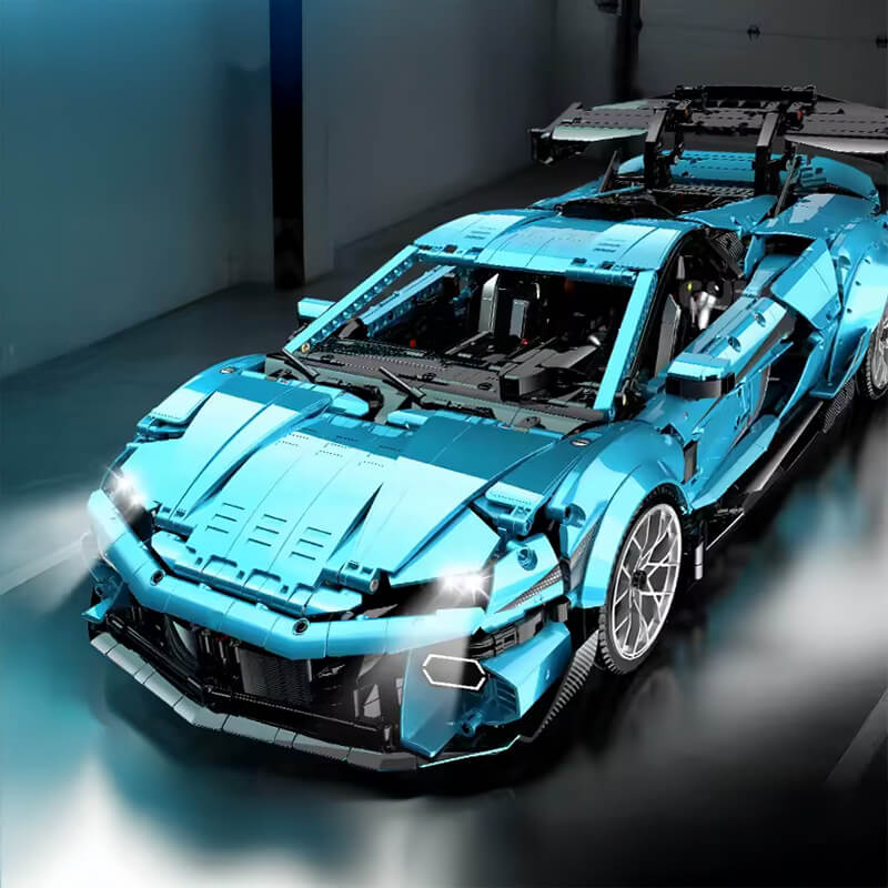 Next-Gen Italian Bull 2024 – brick-built display model made from building blocks