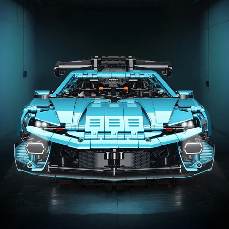 Next-Gen Italian Bull 2024 – brick-built display model made from building blocks