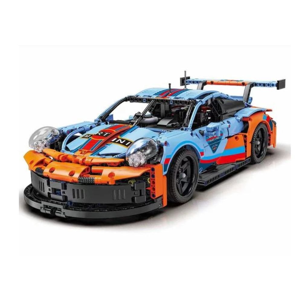 GulfRSR Endurance Racer - Building Blocks Set | Power Brickz
