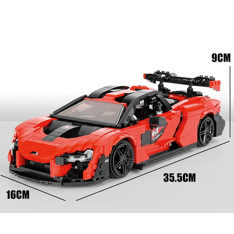 British Senna GTR Luxury Hypercar - Building Blocks Set | Power Brickz