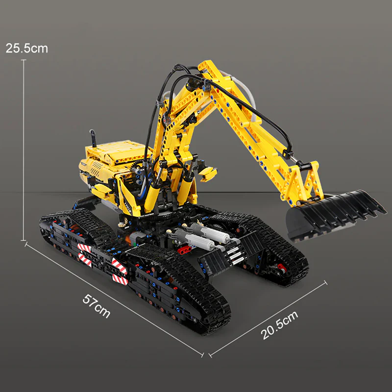 RC Morphing Excavator - Building Set | Power Brickz