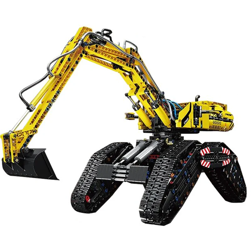 RC Morphing Excavator - Building Set | Power Brickz