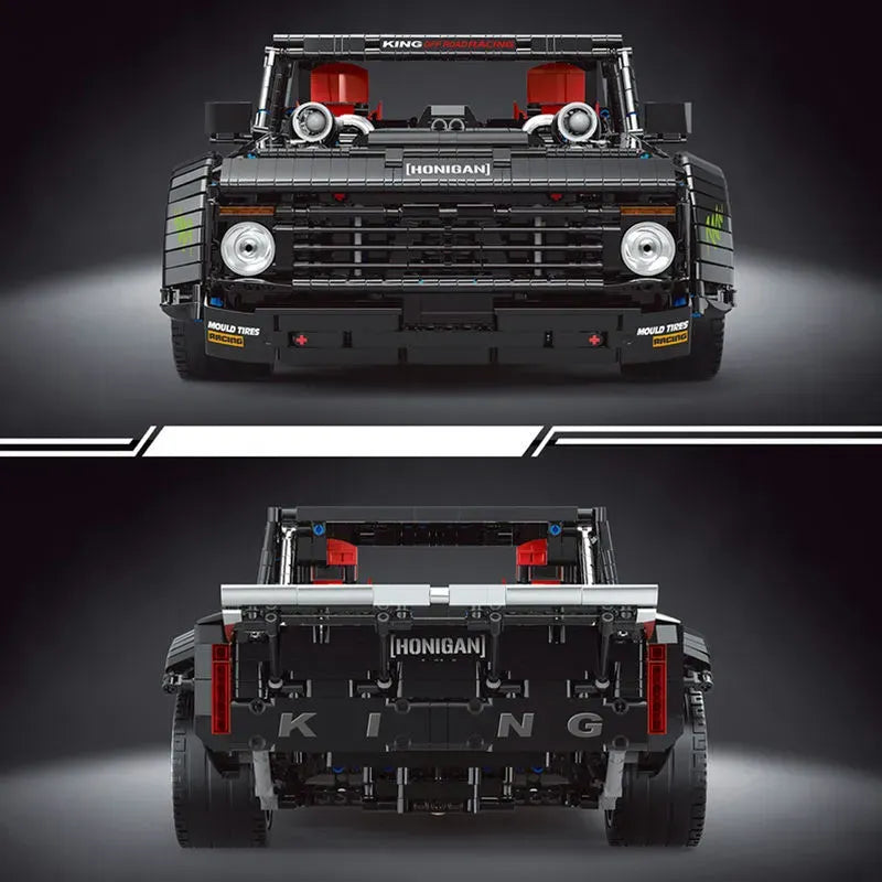 Twin-Turbo FDrift Pickup - Building Blocks Set | Power Brickz