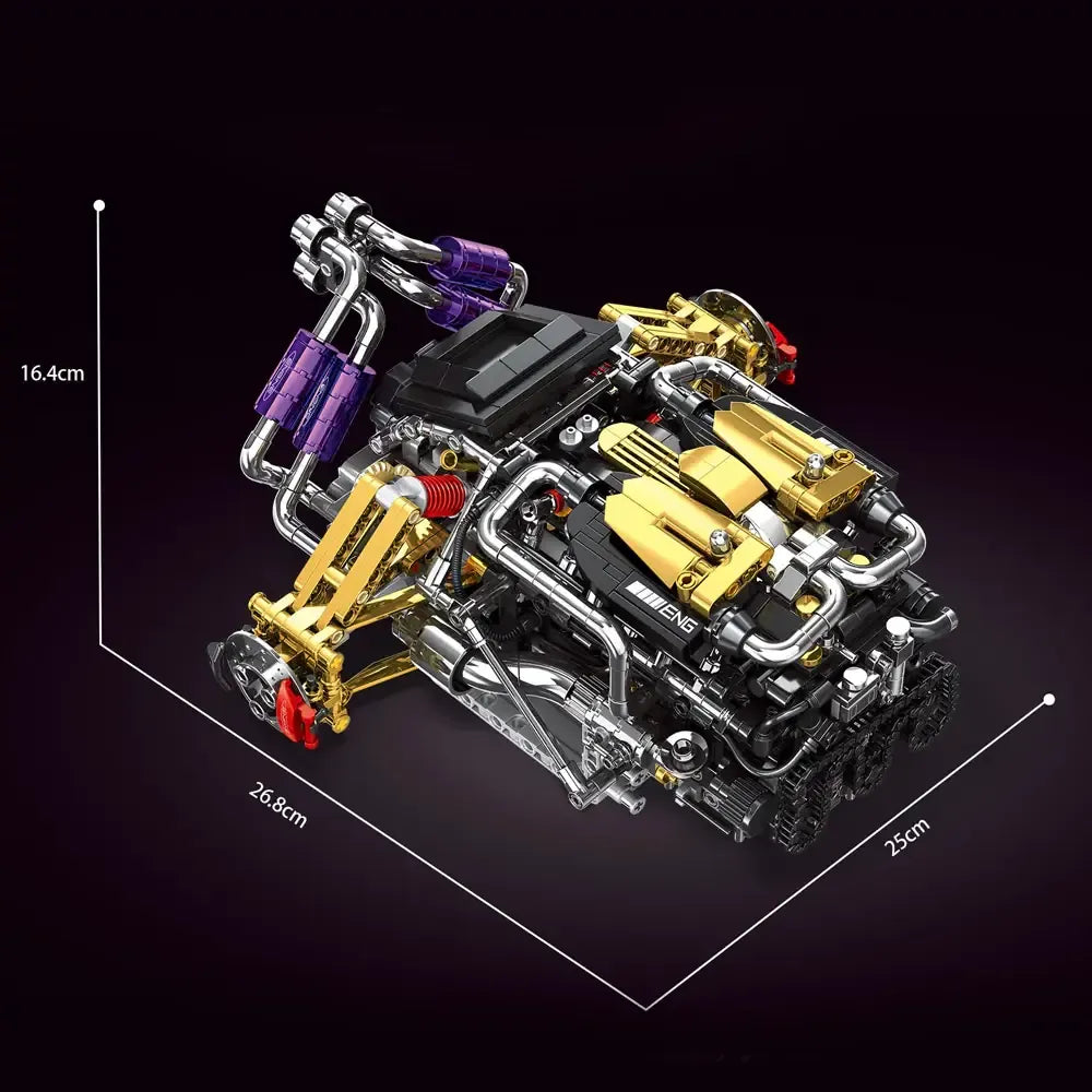 Twin-Turbo V12 Hypercar Powertrain - Building Blocks | Power Brickz