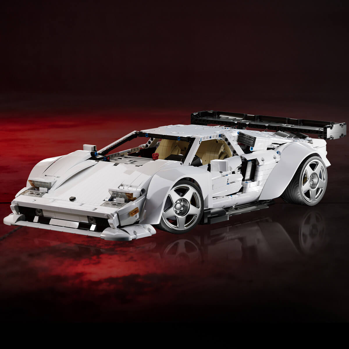 Widebody LP5000 Italian Bull | Building Blocks Set – Power Brickz