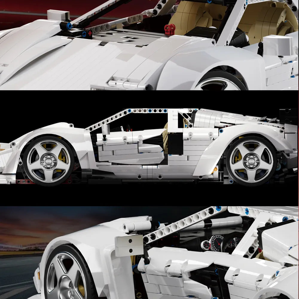 Widebody LP5000 Italian Bull | Building Blocks Set – Power Brickz