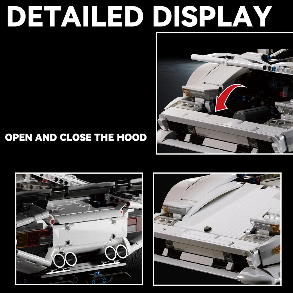 Widebody LP5000 Italian Bull | Building Blocks Set – Power Brickz