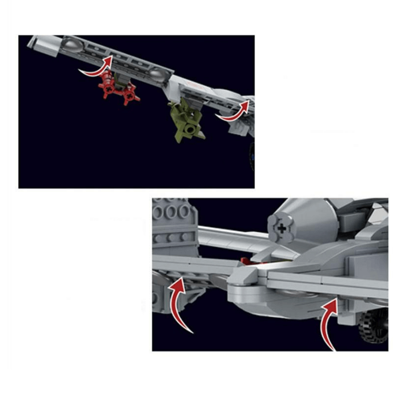 A-10 Ground Attack Aircraft - Building Set | Power Brickz