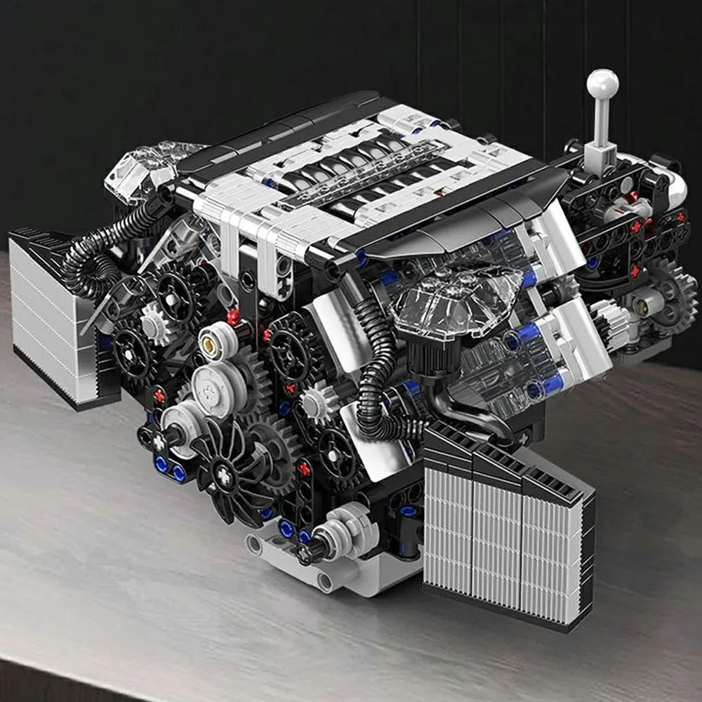 A8 W12 Motorized Engine | 871pcs - Power Brickz