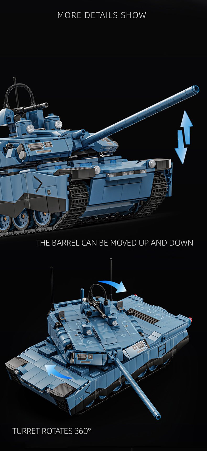 Abrams-X - Building Set | Power Brickz