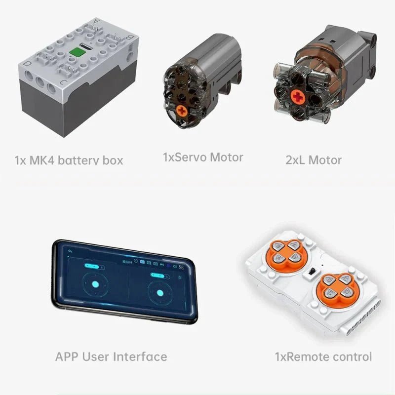 Aerodyne Tractor Truck Technic - Building Blocks Set | Power Brickz