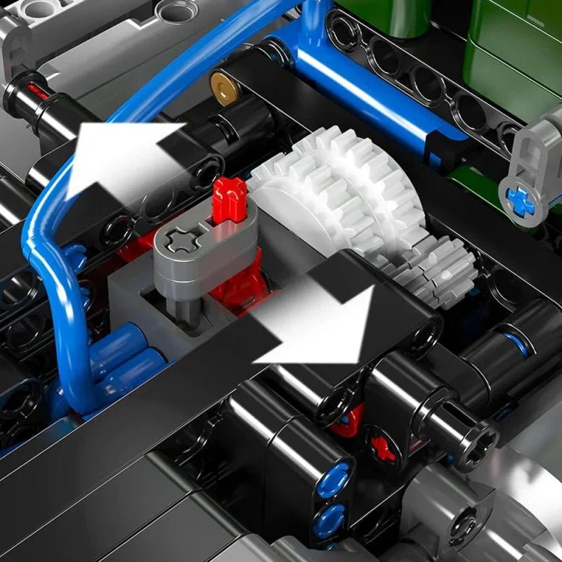 Aerodyne Tractor Truck Technic - Building Blocks Set | Power Brickz