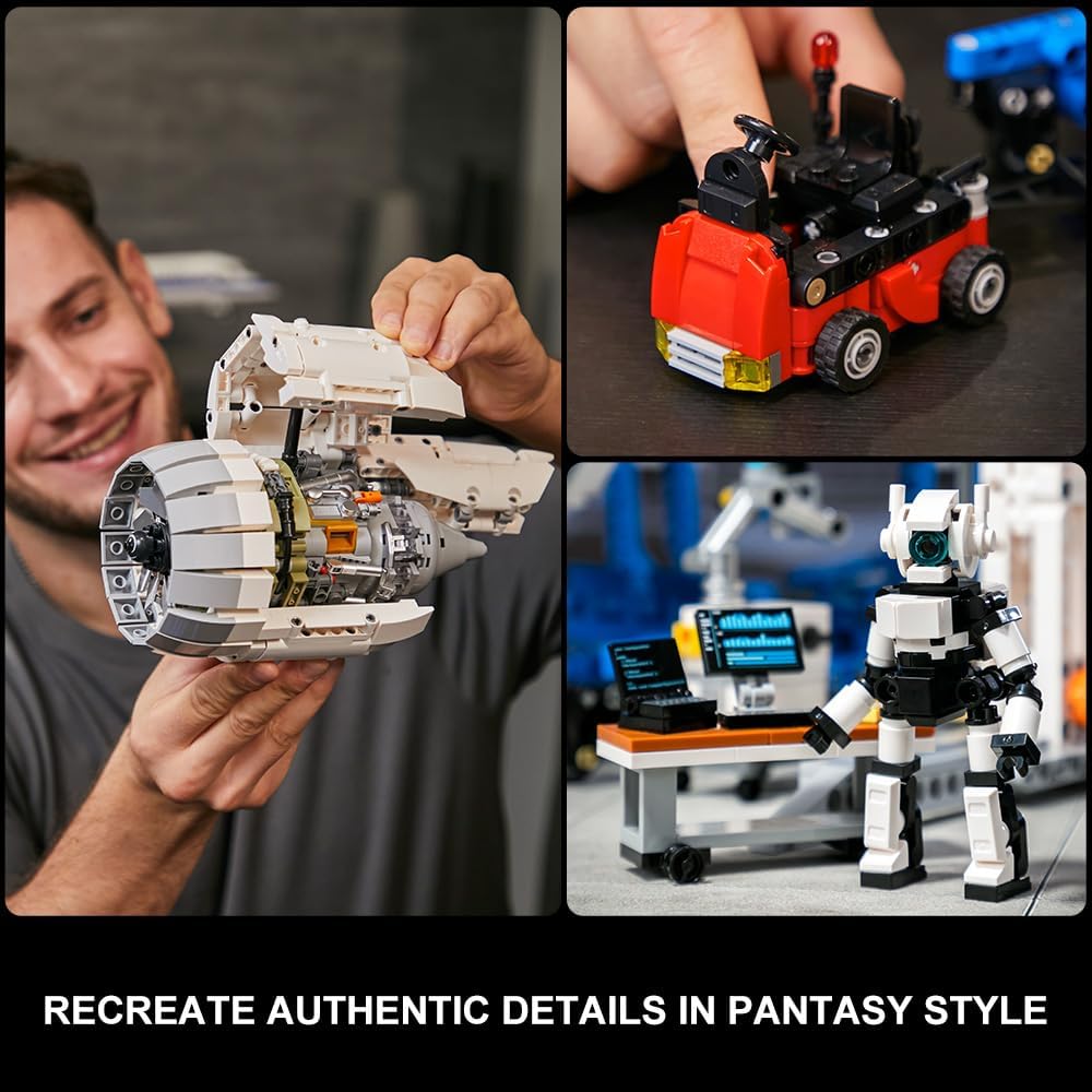 Aircraft Maintece Plant Workshop | 1808pcs - Power Brickz