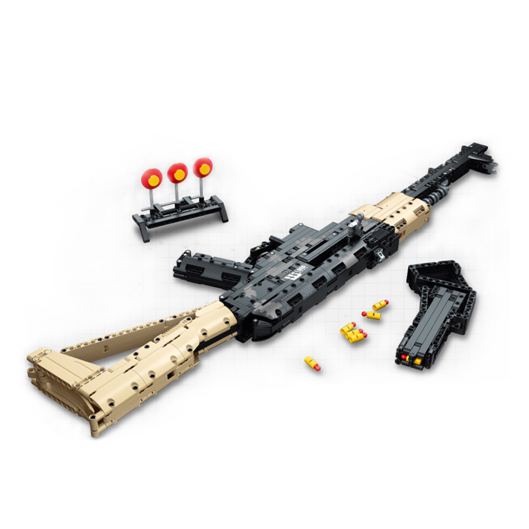 AK-47 Submachine Gun - Building Set | Power Brickz