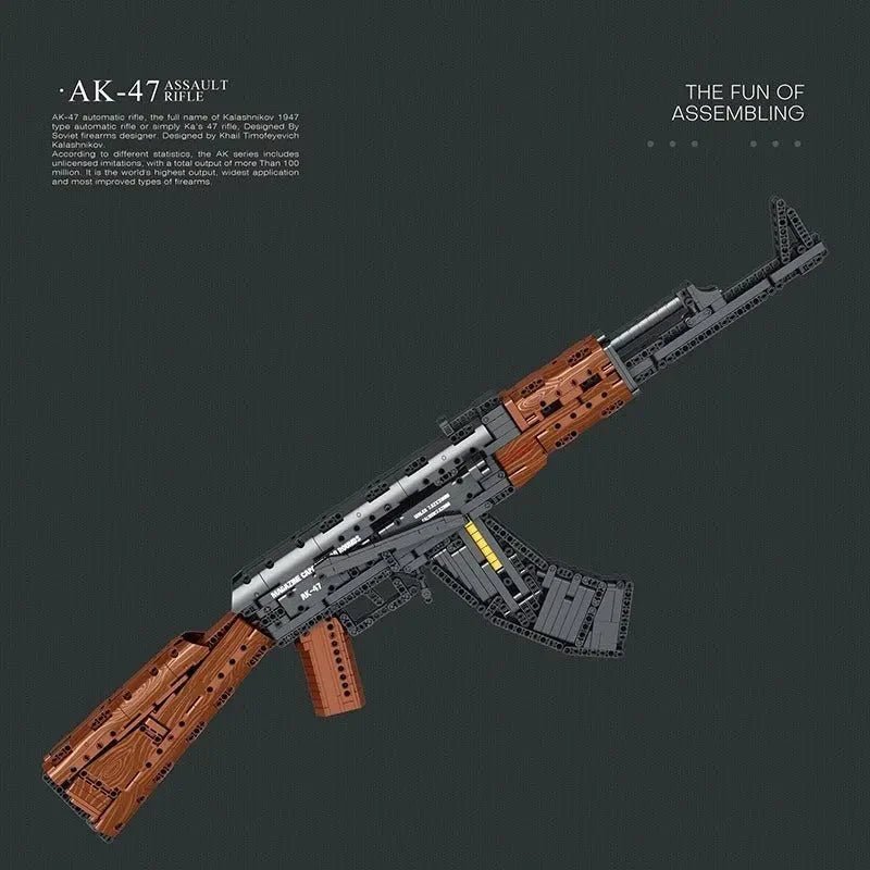 AK47 Assault Rifle V2 | 1366pcs - Power Brickz