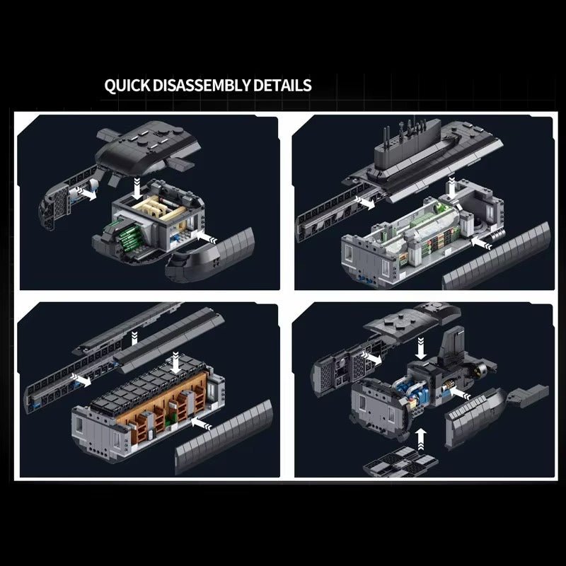 Akula Typhoon 941 Submarine | 4474pcs - Power Brickz