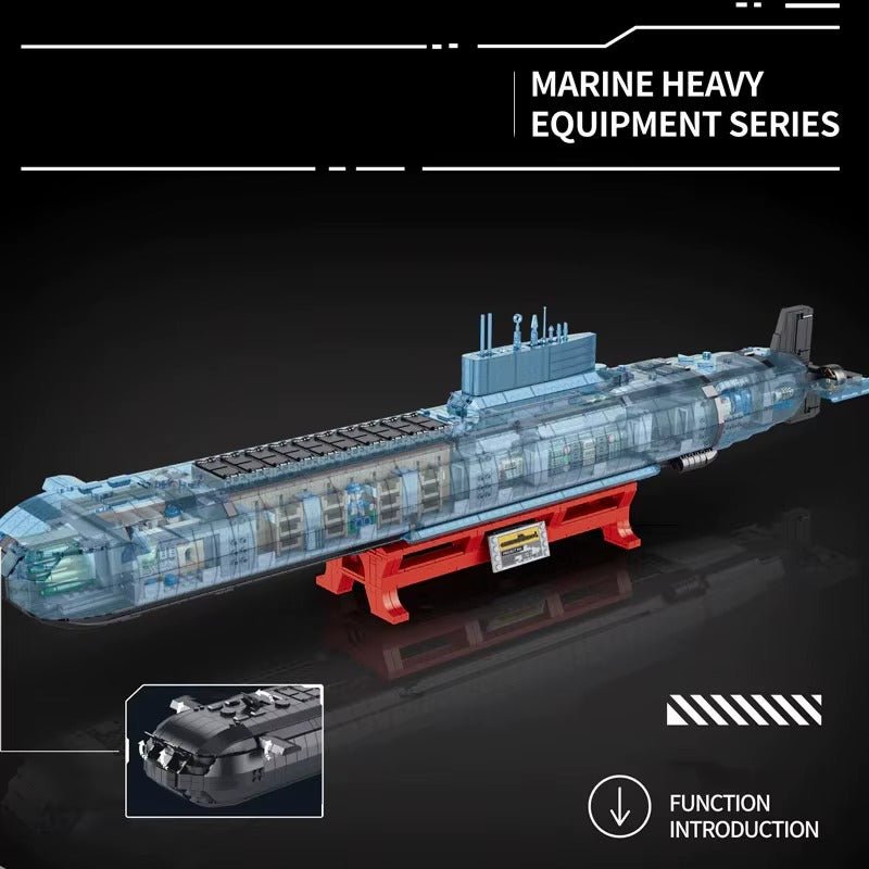 Akula Typhoon 941 Submarine | 4474pcs - Power Brickz