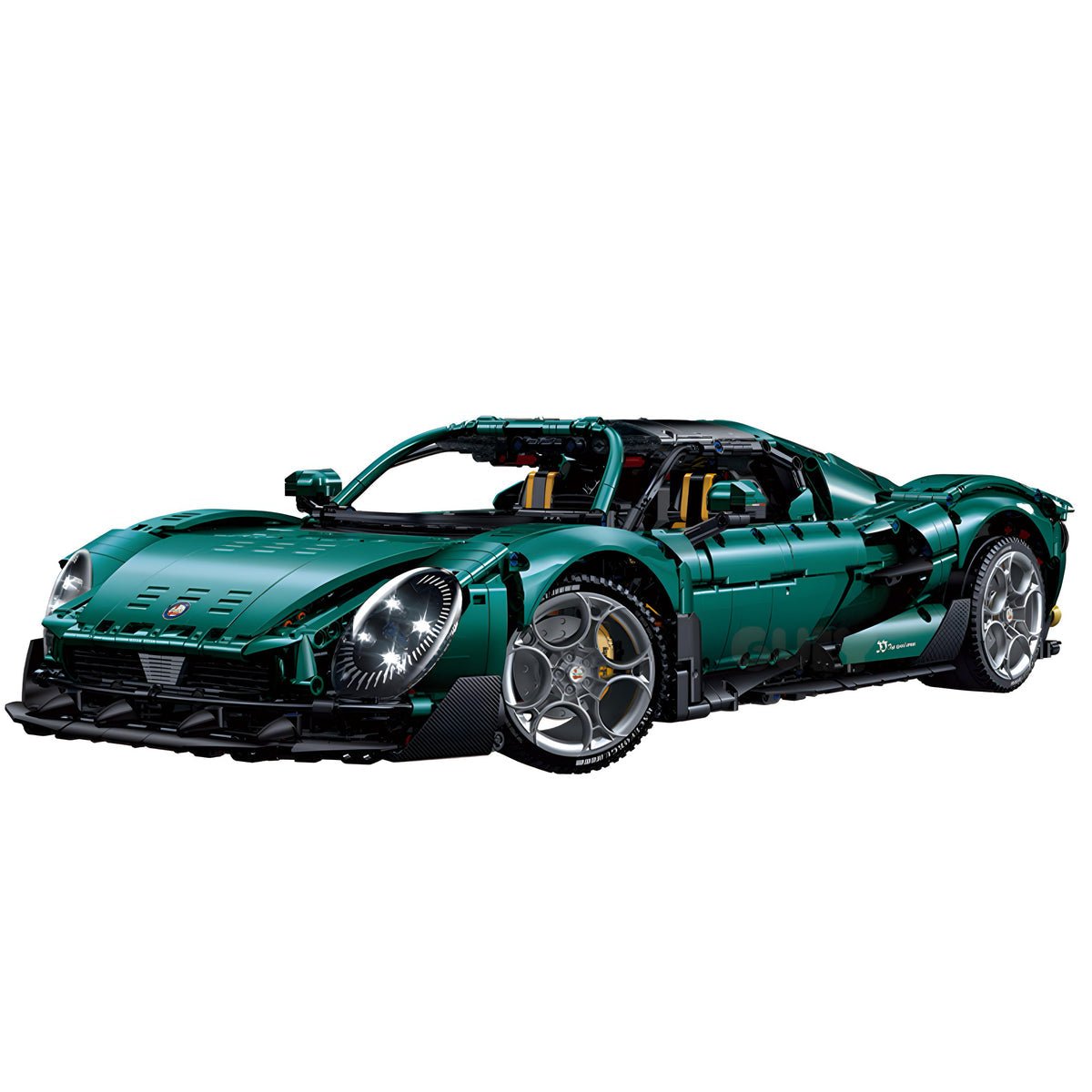 Retro V6Stradale Supercar - Building Blocks Set | Power Brickz