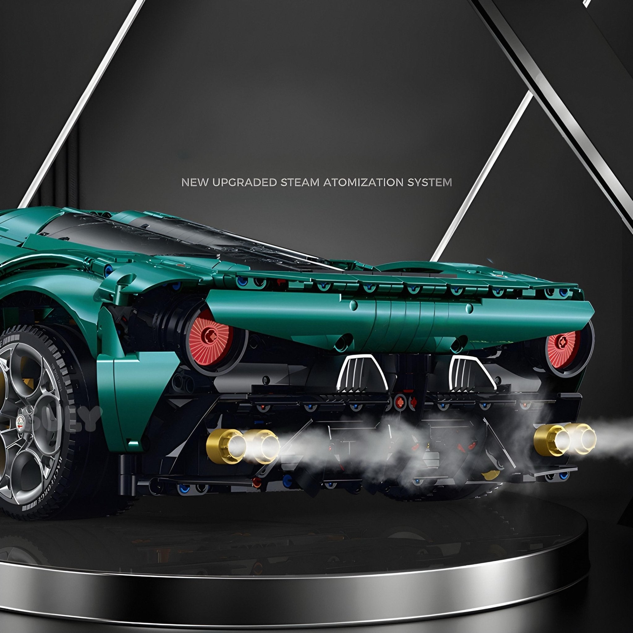 Retro V6Stradale Supercar - Building Blocks Set | Power Brickz