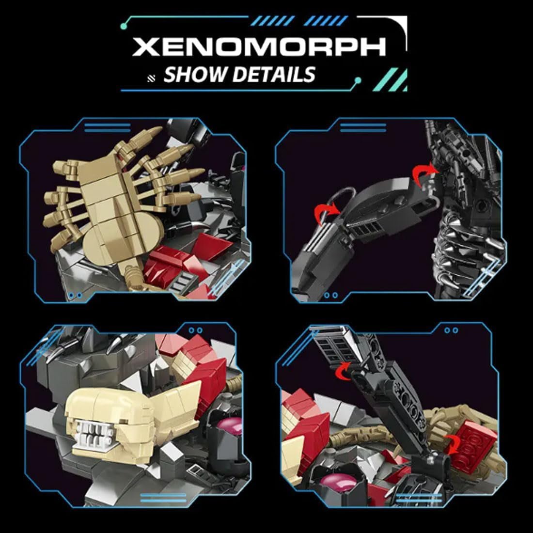 Alien Xenomorph | 882pcs - Power Brickz