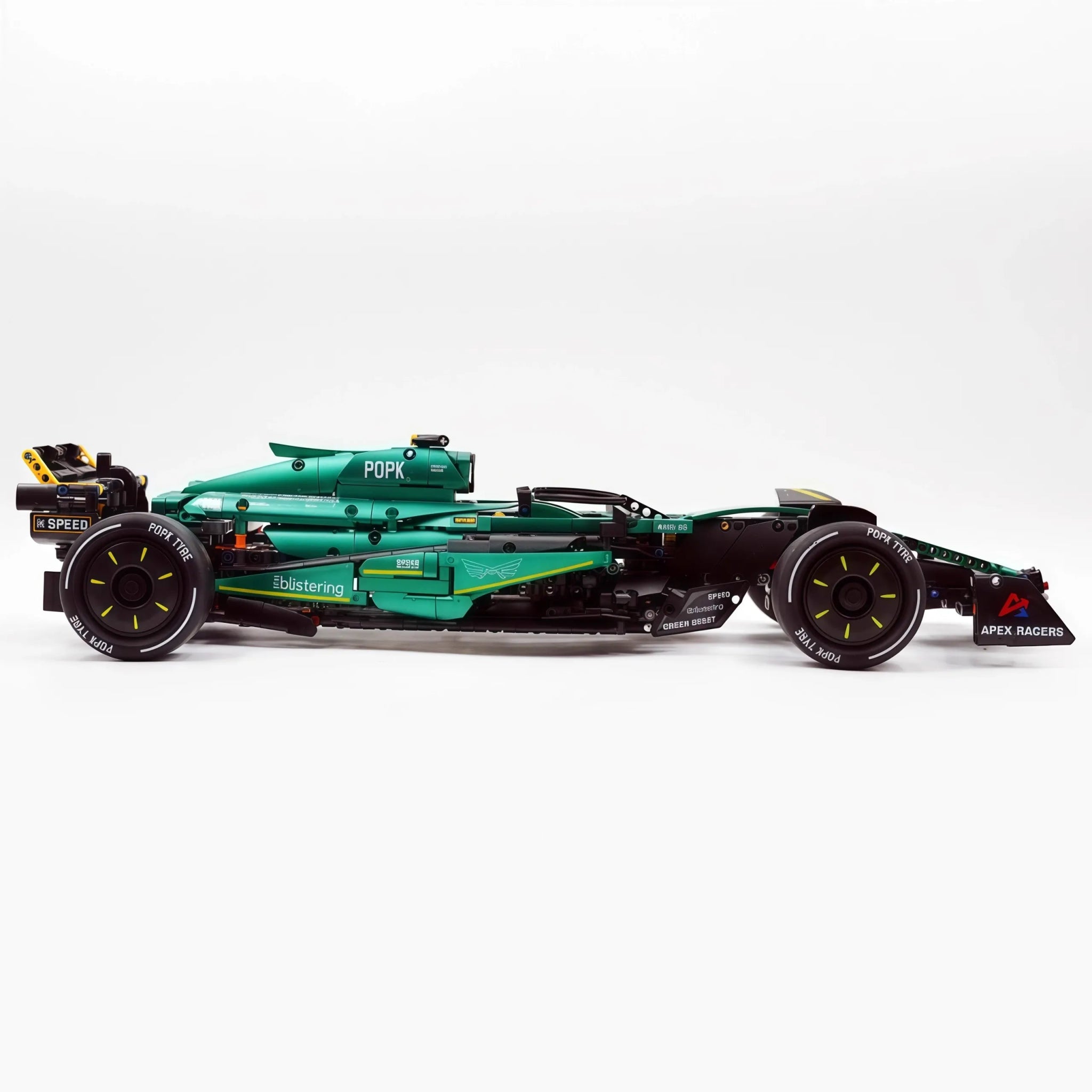 AMR 25 Formula 1 Car – brick-built display model made from building blocks