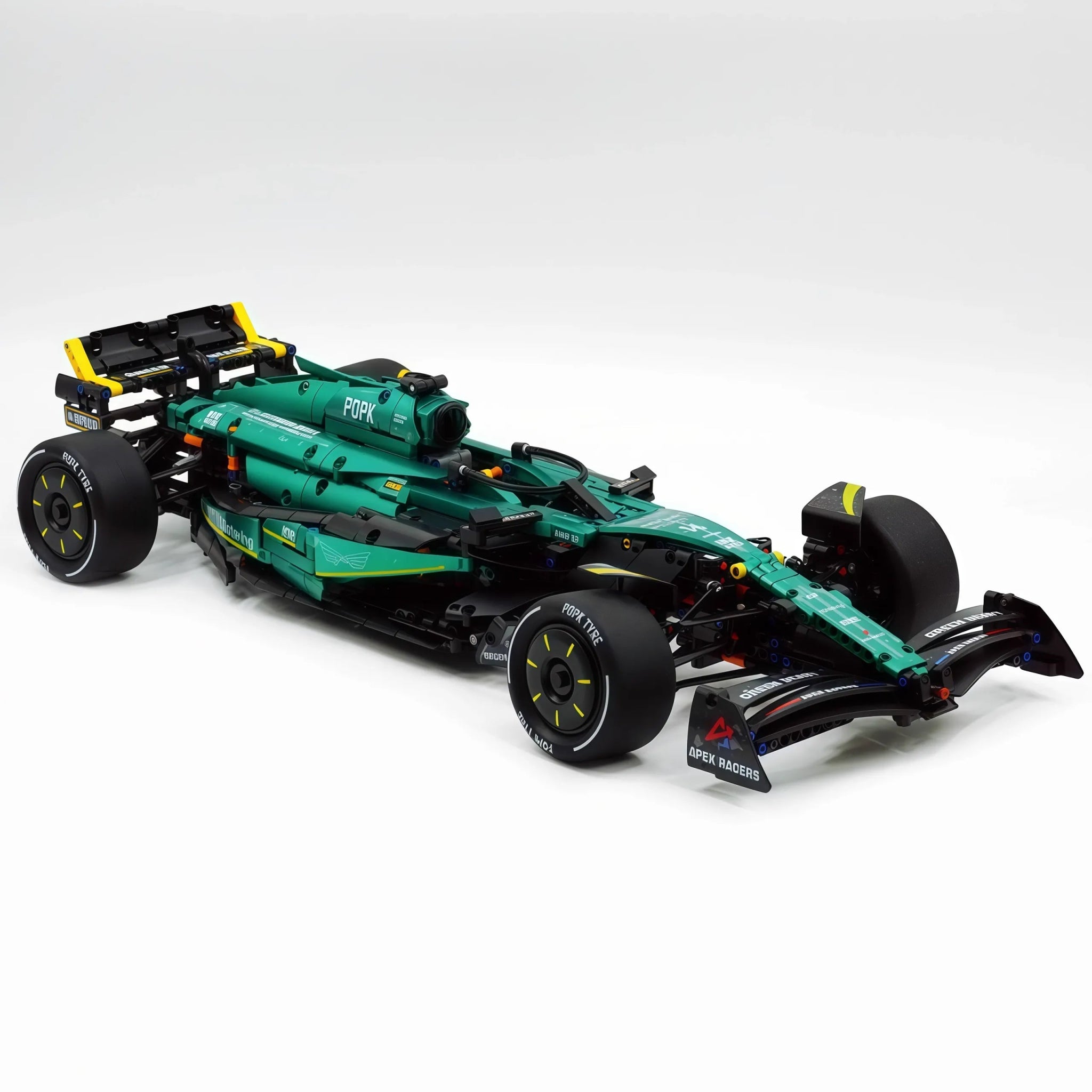 AMR 25 Formula 1 Car – brick-built display model made from building blocks