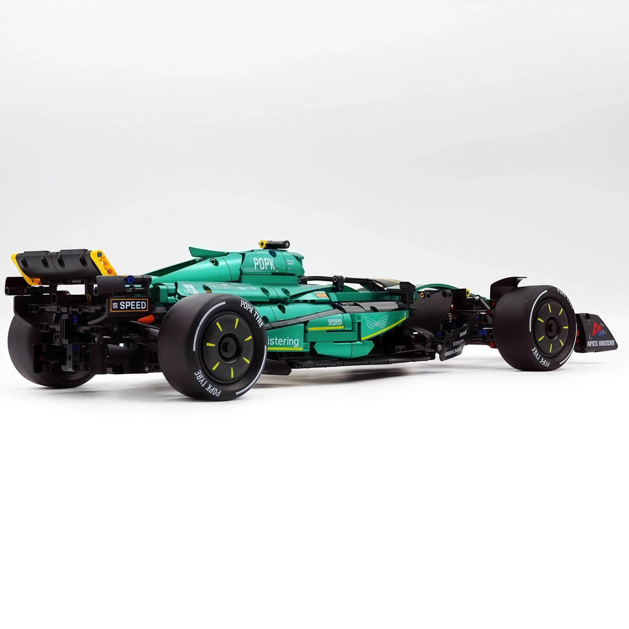 AMR 25 Formula 1 Car – brick-built display model made from building blocks
