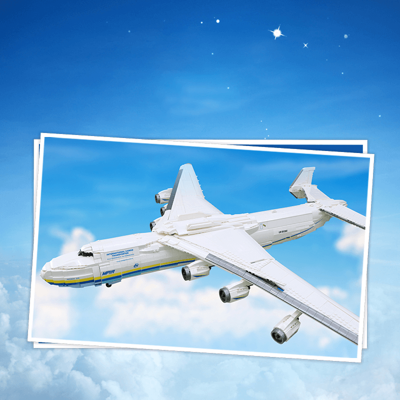 Antonov 225 With Stand - Building Set | Power Brickz