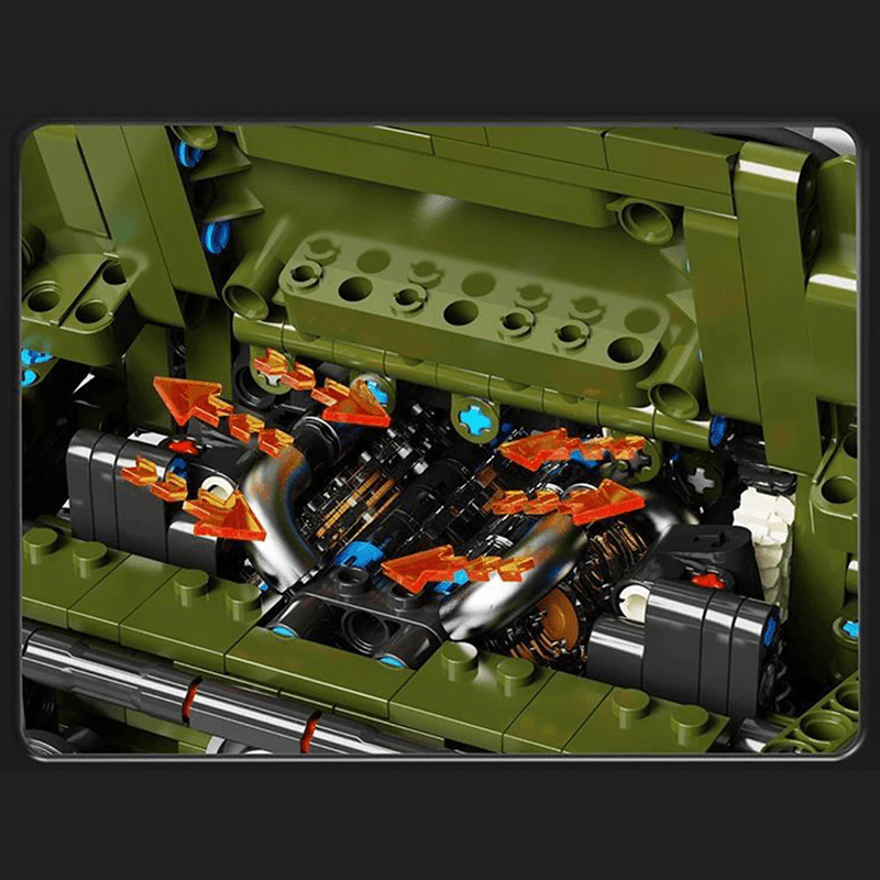 Armoured Military Ambulance - Building Set | Power Brickz