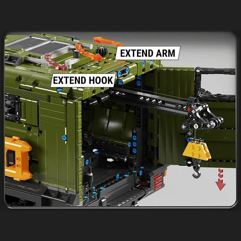 Armoured Military Ambulance - Building Set | Power Brickz