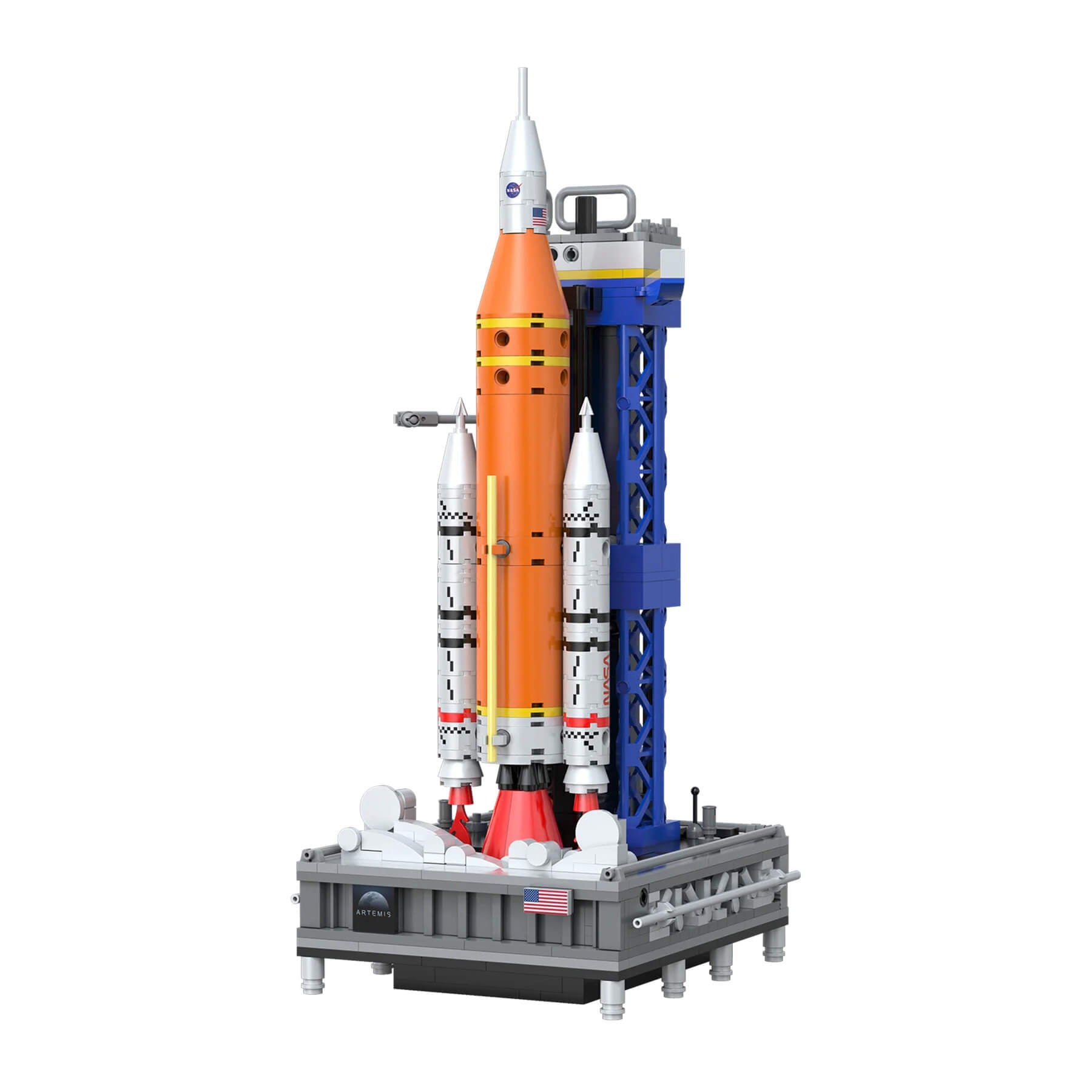 SLS Artemis Space Rocket - Building Blocks Set | Power Brickz