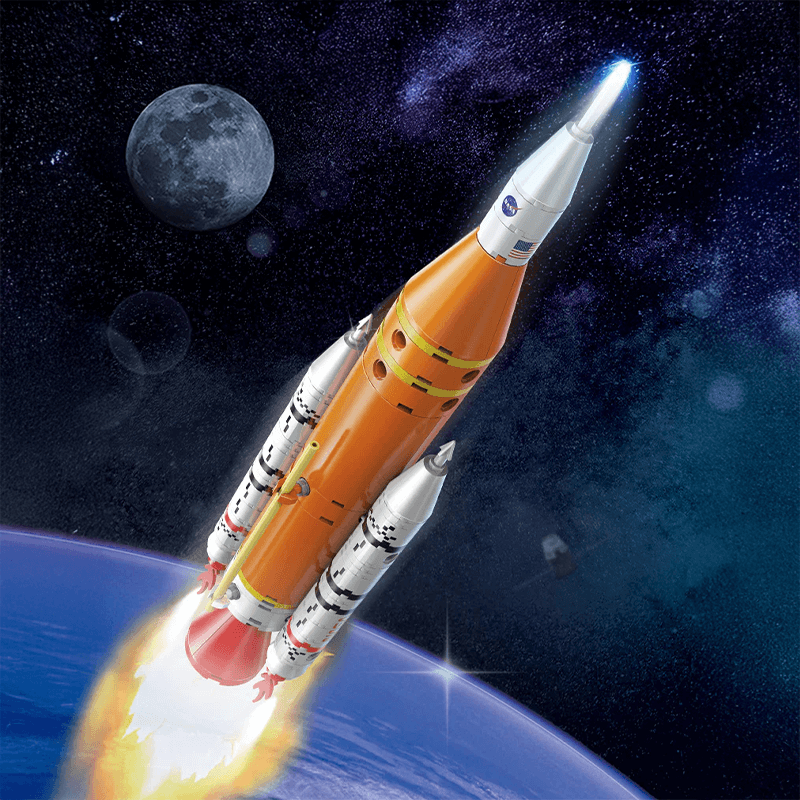 SLS Artemis Space Rocket - Building Blocks Set | Power Brickz