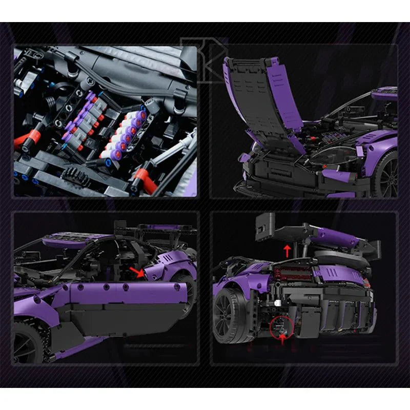 GT3 Vantage British Race Coupe - Building Blocks Set | Power Brickz