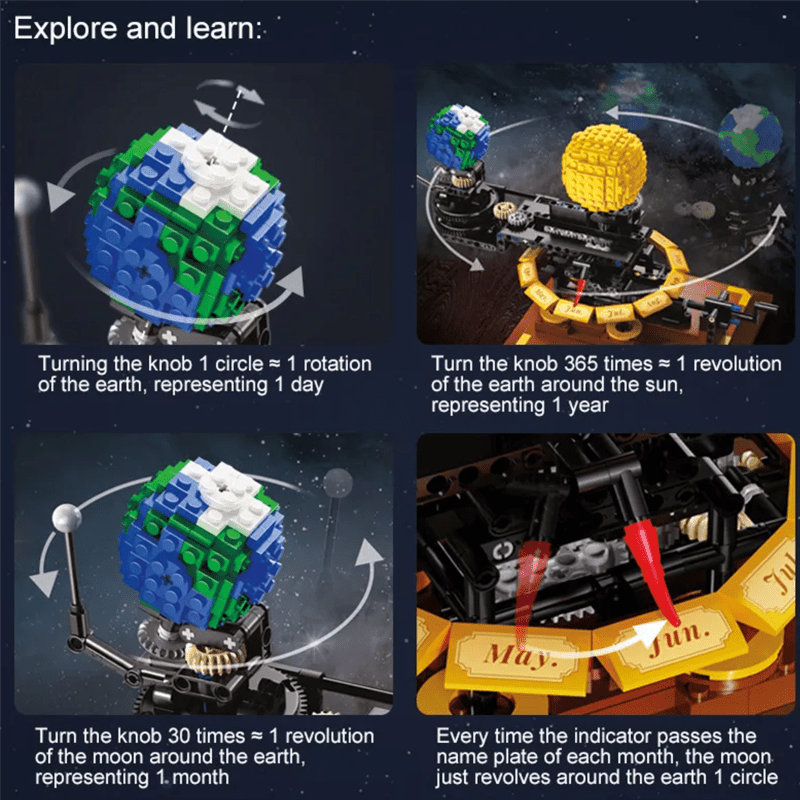 Astrophysics Kinetic Sculpture - Building Set | Power Brickz