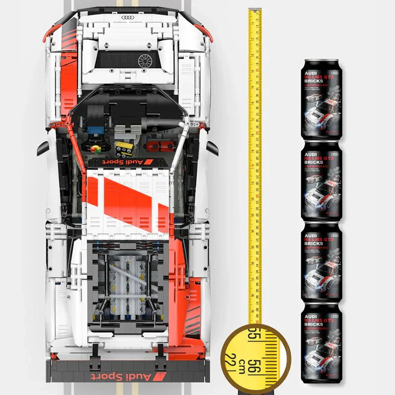 Audi R8 LMS GT3 - Building Blocks Set | Power Brickz