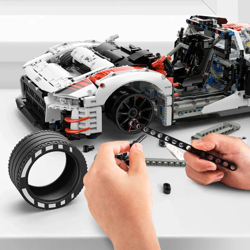 Audi R8 LMS GT3 - Building Blocks Set | Power Brickz