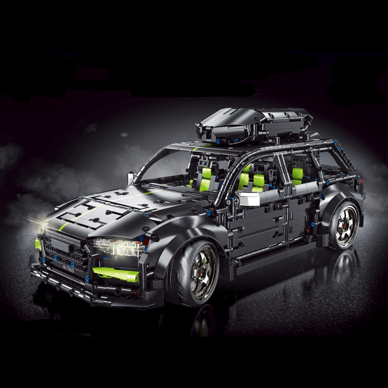 High-Performance RS6 Sport Wagon - Building Blocks Set | Power Brickz