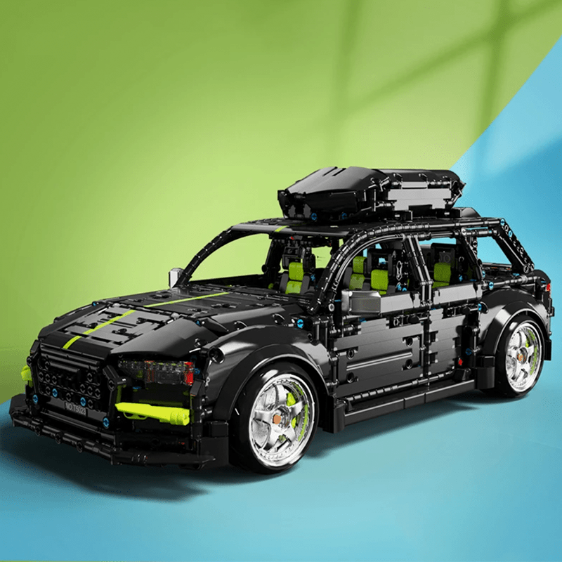 High-Performance RS6 Sport Wagon - Building Blocks Set | Power Brickz