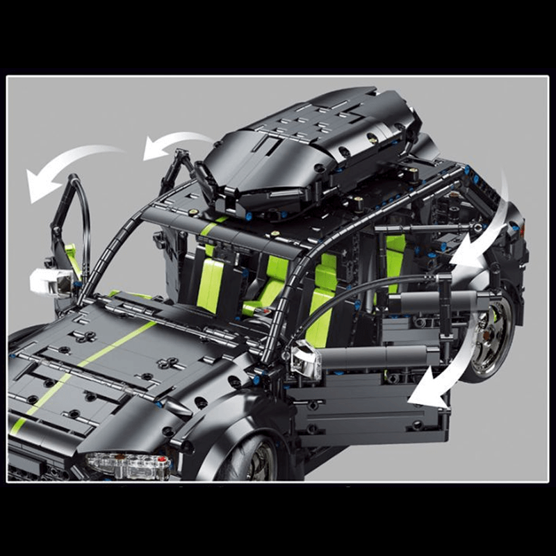 High-Performance RS6 Sport Wagon - Building Blocks Set | Power Brickz