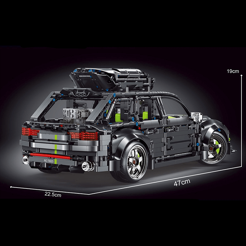 High-Performance RS6 Sport Wagon - Building Blocks Set | Power Brickz