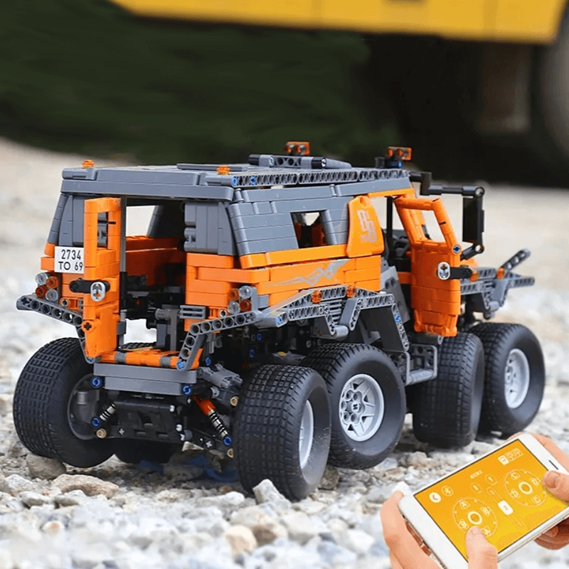 8x8 Amphibious Expedition Vehicle - Building Blocks Set | Power Brickz
