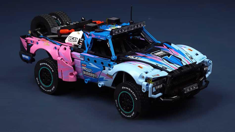 Baja Trophy 4x4 Truck - Building Blocks Set | Power Brickz