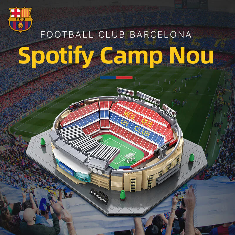 FC Barcelona Spotify Camp Nou - Building Blocks Set | Power Brickz