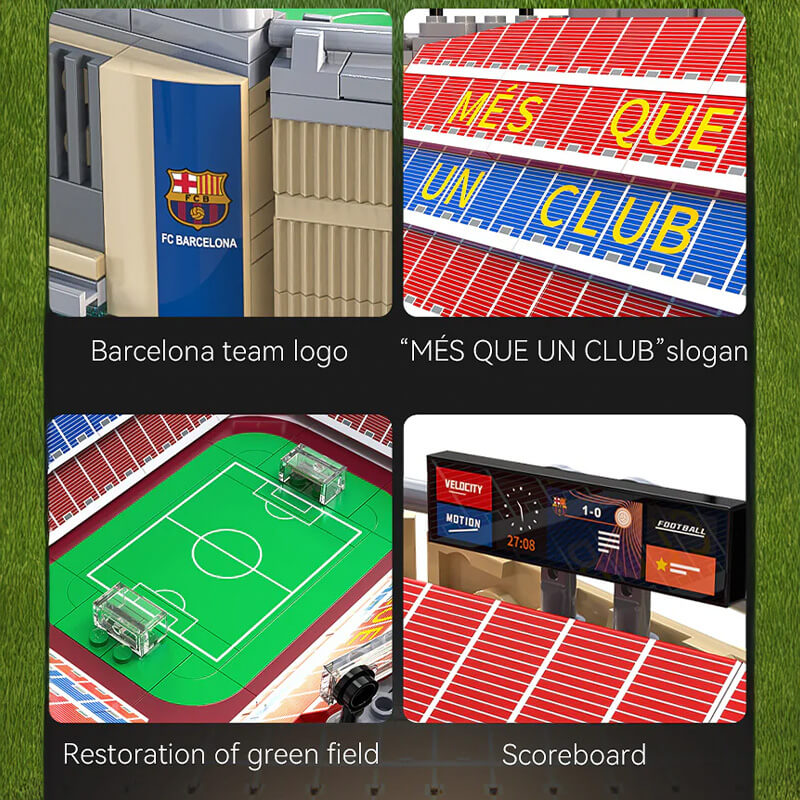 FC Barcelona Spotify Camp Nou - Building Blocks Set | Power Brickz