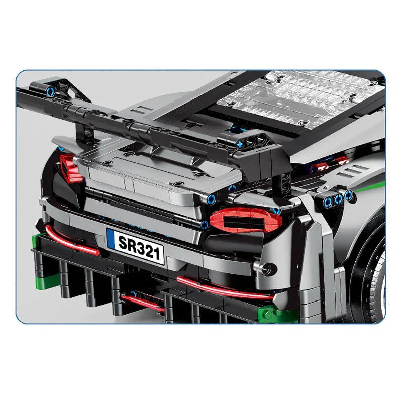 GT3 Continental Endurance Racer - Building Blocks Set | Power Brickz