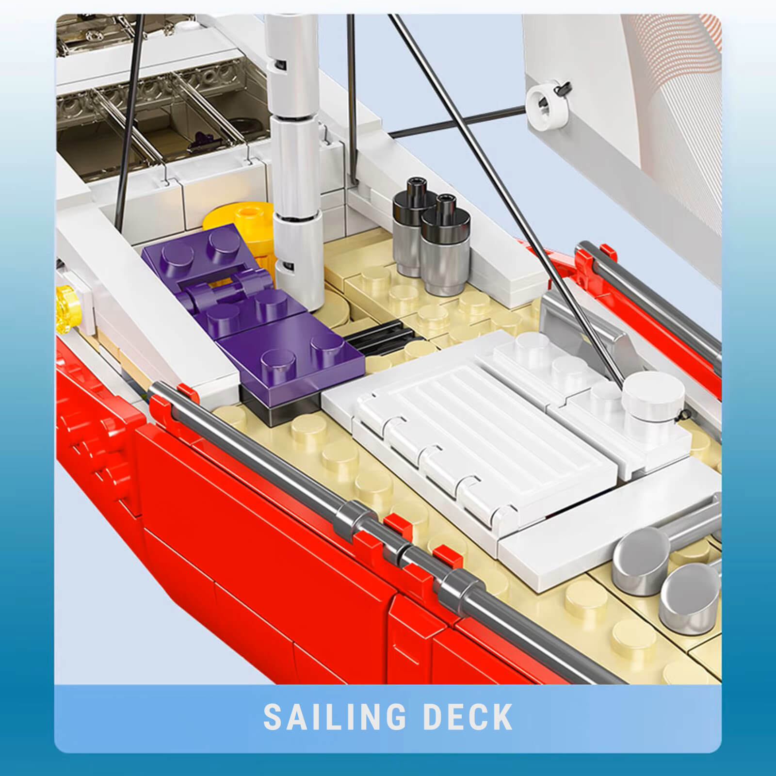 Bluewater Ocean Sailboat | 766pcs - Power Brickz