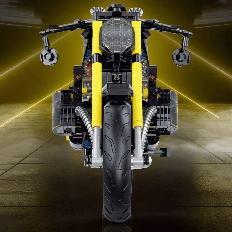Retro Cafe Racer Concept - Building Set | Power Brickz