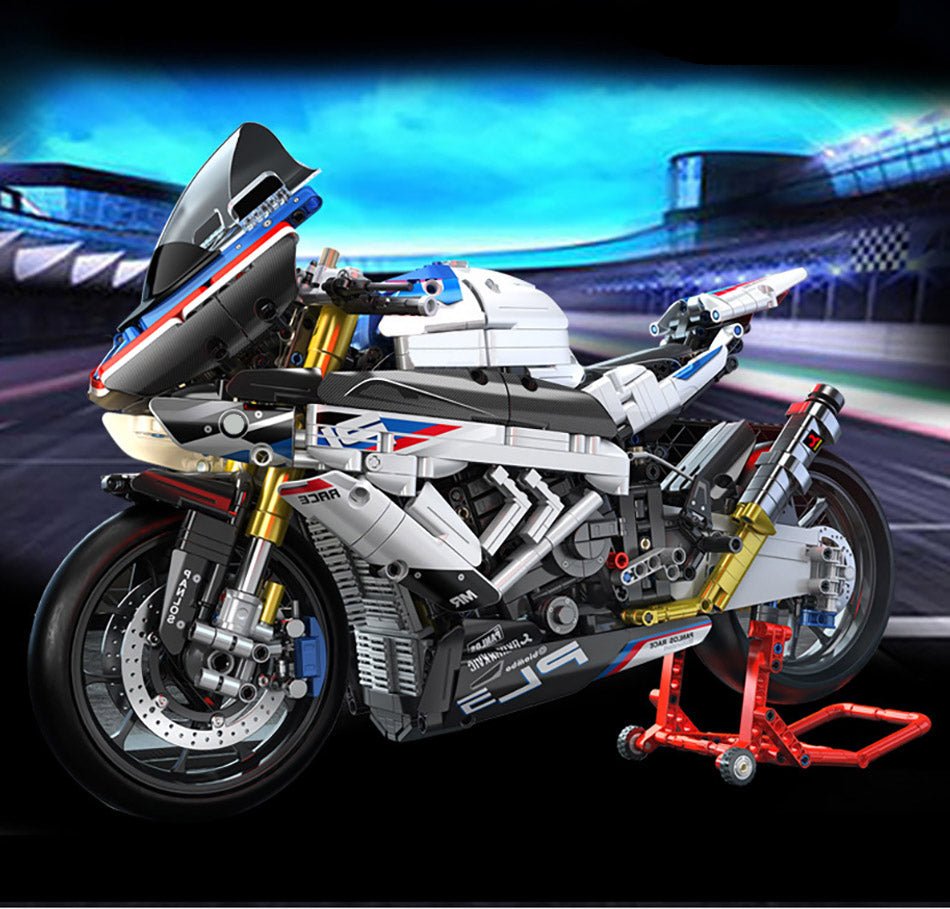 Carbon Track Superbike - Building Set | Power Brickz