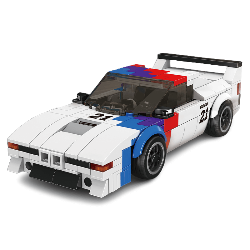 Retro M1 Group 4 Pro Racer - Building Blocks Set | Power Brickz