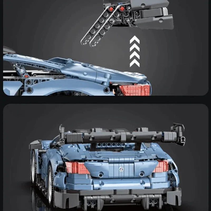 M4 DTM-Style Track Coupe - Building Blocks Set | Power Brickz